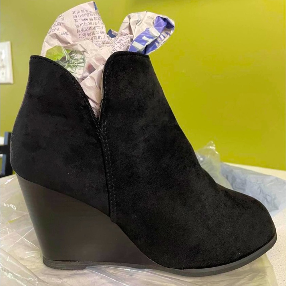 NEW-Women’s Wedge Ankle Boots